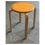17.5 Inch Bentwood Stacking Stool by Seating Essentials