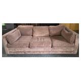 Vintage Rowe Corduroy Sofa Sleeper / Comfortable Soft Couch