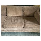 Vintage Rowe Corduroy Sofa Sleeper / Comfortable Soft Couch