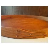 Canterbury Woodworks Oval Cherry Serving Tray