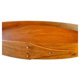 Canterbury Woodworks Oval Cherry Serving Tray