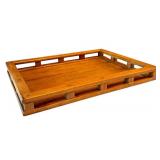 Dansk International Wooden Serving Tray 14 x 18 Inches