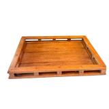Dansk International Wooden Serving Tray 14 x 18 Inches