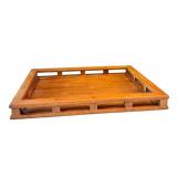 Dansk International Wooden Serving Tray 14 x 18 Inches