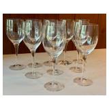 Set of 13 Orrefors 8 Inch Wine Glasses