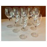 Set of 13 Orrefors 8 Inch Wine Glasses