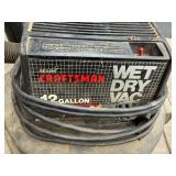 Sears Craftsman 12 Gallon Wet Dry Vac with Hose and Attachments