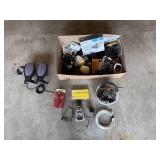 Electronics Lot: Canon Sure Shot Zoom Camera, Speakers, Calculators and Accessories