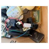 Electronics Lot: Canon Sure Shot Zoom Camera, Speakers, Calculators and Accessories