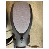 Electronics Lot: Canon Sure Shot Zoom Camera, Speakers, Calculators and Accessories