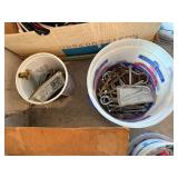 Large Lot of Hardware Supplies and Fasteners Assortment