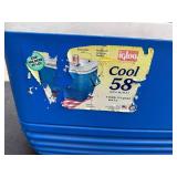 Igloo Cool 58 Quart Blue Hard-Sided Cooler with Removable Lid