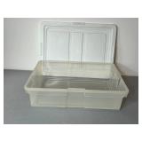 Laundry Basket, Wicker Basket, and Plastic Storage Bin Set