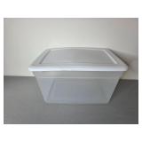 Set of 3 Plastic Storage Bins with Lids