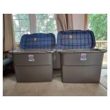 Set of 2 Sterilite 30-Gallon Plastic Storage Totes with Lids
