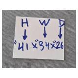 True Innovations Brown Leather Recliner Chair with Ottoman