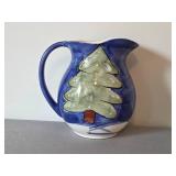 Holiday Ceramic Serving Set and Embossed Glass Plates Collection