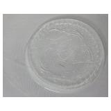 Holiday Ceramic Serving Set and Embossed Glass Plates Collection