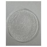 Holiday Ceramic Serving Set and Embossed Glass Plates Collection