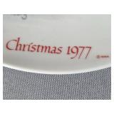 1989 Dayton Hudson Christmas Porcelain Tea Set and Plates Made in Japan