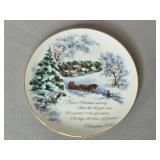 1989 Dayton Hudson Christmas Porcelain Tea Set and Plates Made in Japan