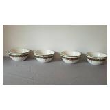 Christopher Radko Traditions Holiday Celebrations Serving Set with Creamer, Sugar Bowl, and 4 Bowls