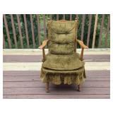 Frank & Son Concord Greenport Accent Chair with Skirted Upholstery