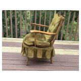 Frank & Son Concord Greenport Accent Chair with Skirted Upholstery