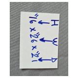 Ethan Allen Wooden Footstool with Upholstered Cushion, 16x26x21 Inches