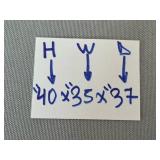 Amish Morris/Mission Style Oak Armchair with Leather Cushions