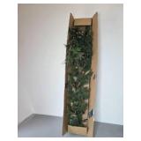 Artificial Pine Garland with Pinecones and 2 Decorative Pine Branches