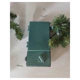 Set of Lighted Holiday Decor Pieces with Garlands and Mini Trees (untested)