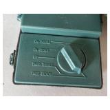 Set of Lighted Holiday Decor Pieces with Garlands and Mini Trees (untested)