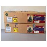 Set of Holiday Time 3ft Waterville Pine Artificial Christmas Trees