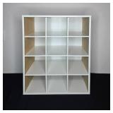 White 12-Cube Storage Organizer 23x20x12 Inches