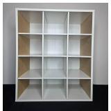 White 12-Cube Storage Organizer 23x20x12 Inches