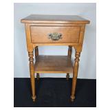 Ethan Allen Early American Solid Maple and Birch Nightstand