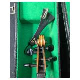 Vintage Full Size Violin with Two Cases, Bow, and Assorted Parts - violin is not in working condition