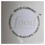 Mixed Dinnerware Set with Maruta Ware Turkey Plates, Food Network White Currant Mugs, Plates, and HOME Butter Dish