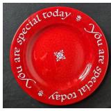 Collection of Vintage Decorative Collector Plates - Mother s Day, Red Plates, Cat Art and More