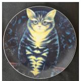 Collection of Vintage Decorative Collector Plates - Mother s Day, Red Plates, Cat Art and More