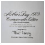 Collection of Vintage Decorative Collector Plates - Mother s Day, Red Plates, Cat Art and More