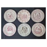 Collection of Vintage Decorative Collector Plates - Mother s Day, Red Plates, Cat Art and More