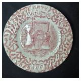 Collection of Vintage Decorative Collector Plates - Mother s Day, Red Plates, Cat Art and More