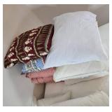 Large Assorted Pillow and Cushion Collection with Decorative Covers