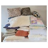 Large Assorted Pillow and Cushion Collection with Decorative Covers