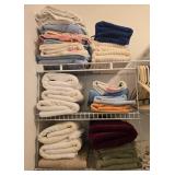 Assorted Bath Towels Collection in Various Colors