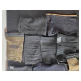 Collection of Medical Supports, Braces, Hot Water Bottle, and Supplies