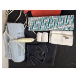 Collection of Medical Supports, Braces, Hot Water Bottle, and Supplies