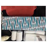 Collection of Medical Supports, Braces, Hot Water Bottle, and Supplies